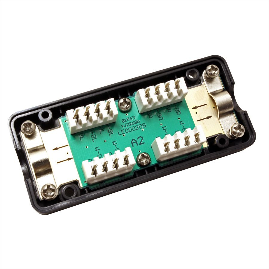 Value 21.99.3048 network junction box Cat6a Black