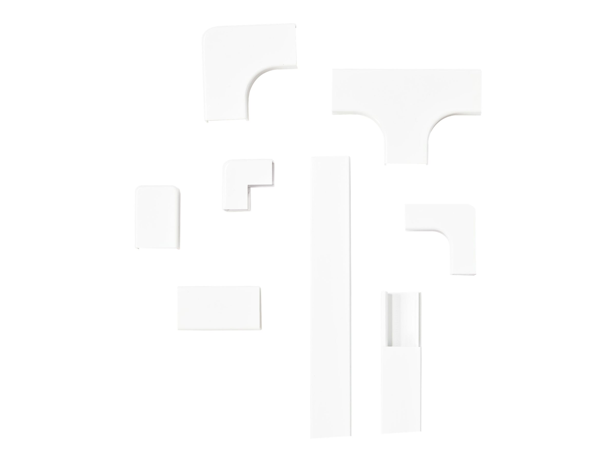 StarTech.com Chemin de C�bles PVC Robuste avec Couvercle et Ruban Adh�sif - 19mm W x 11mm H - Longueur 1m - Passe C�ble pour C�bles R�seaux/�lectriques, Max 6 C�bles, Homologu� UL