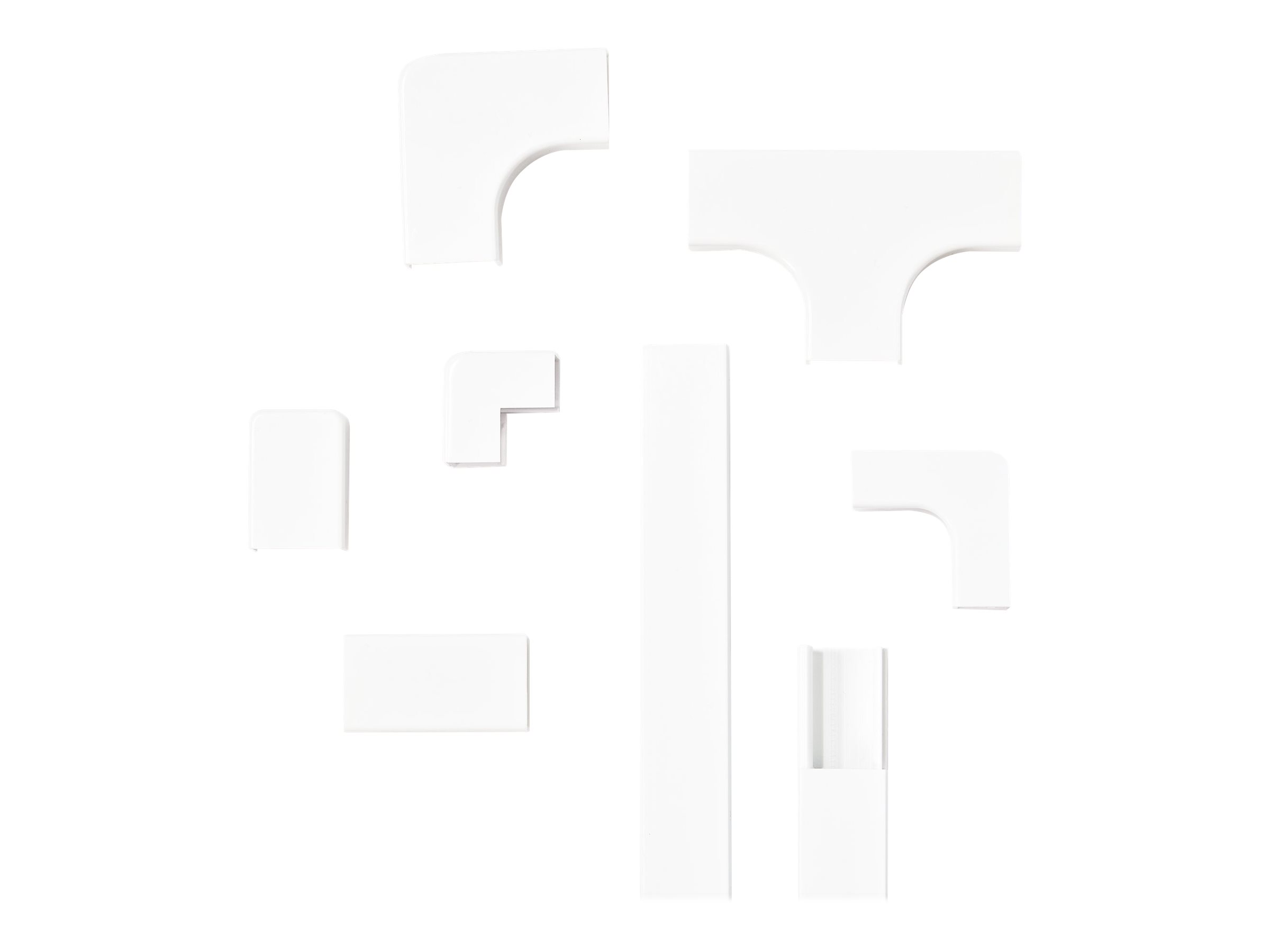 StarTech.com Chemin de C�bles PVC Robuste avec Couvercle et Ruban Adh�sif - 19mm W x 11mm H - Longueur 1m - Passe C�ble pour C�bles R�seaux/�lectriques, Max 6 C�bles, Homologu� UL