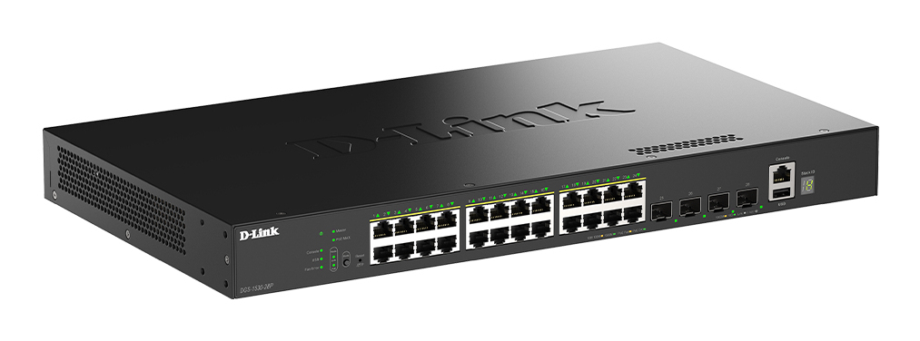 D-Link SmartPro DGS-1530-28P - Switch - Smart - 24 x 10/100/1000 (PoE+)
