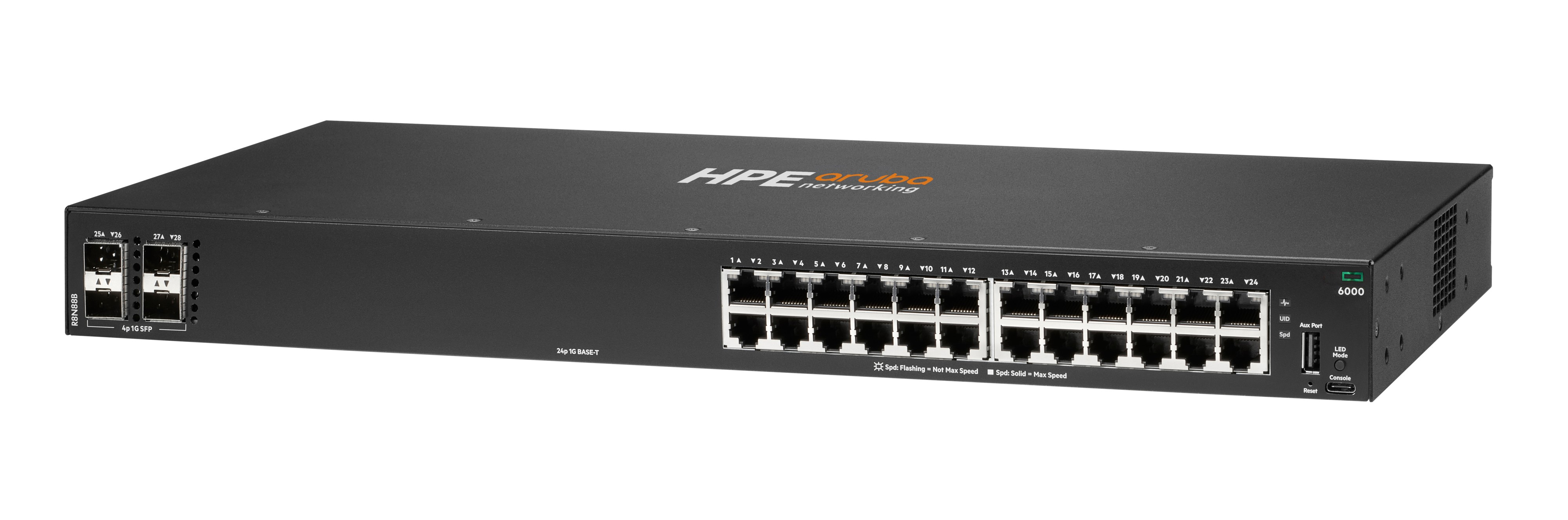 HPE Networking Cx 6000 24p 10M/100M/1G 4p Sfp 1G Switch - Switch - 1 Gbps
