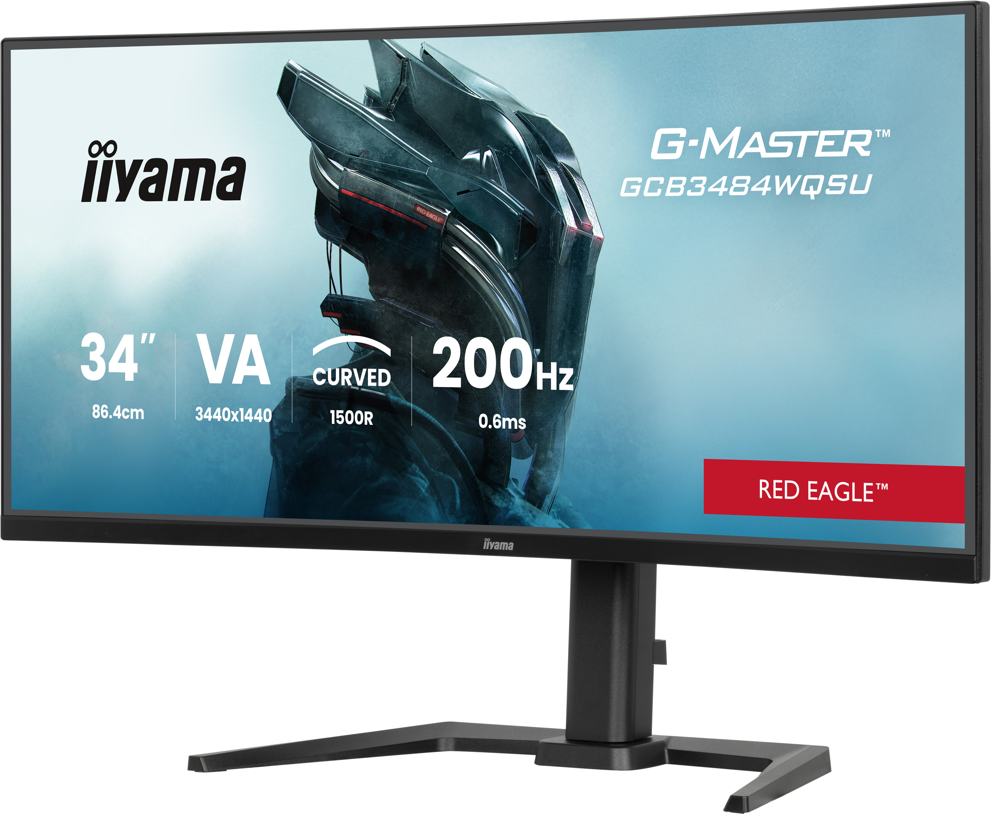 iiyama G-MASTER GCB3484WQSU-B2 34IN PRO-GAMING 0.4MS VA LCD 3440X144 computer monitor 86.4 cm (34) 3440 x 1440 pixels UltraWide Quad HD Black