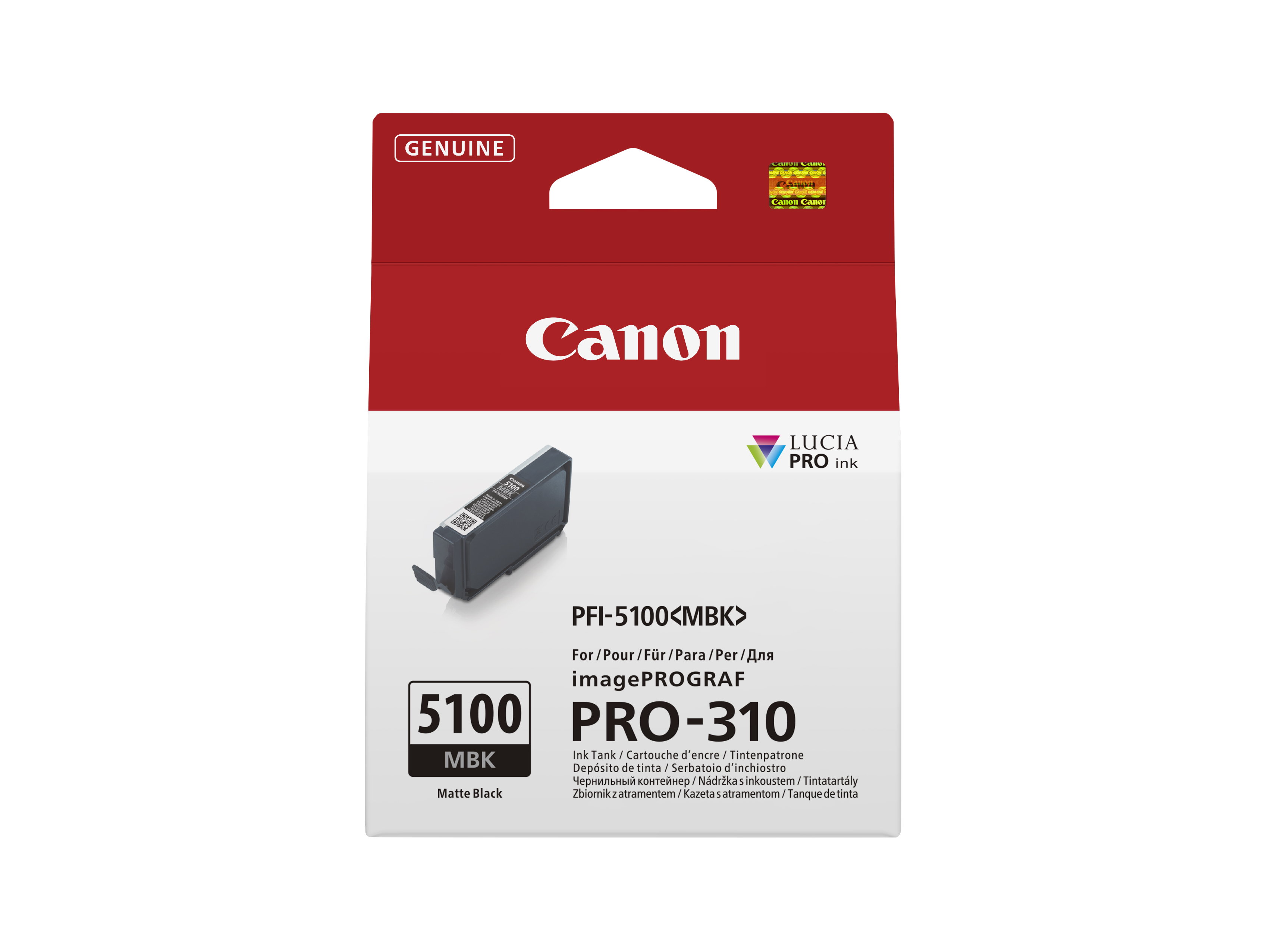 Canon PFI-5100 MBK cartouche dencre 1 pi�ce(s) Original Noir mat