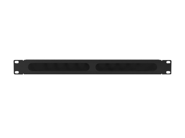 Lanberg AK-1704-B organizador de cables Estante Canaleta ranurada para cables Negro 1 pieza(s)