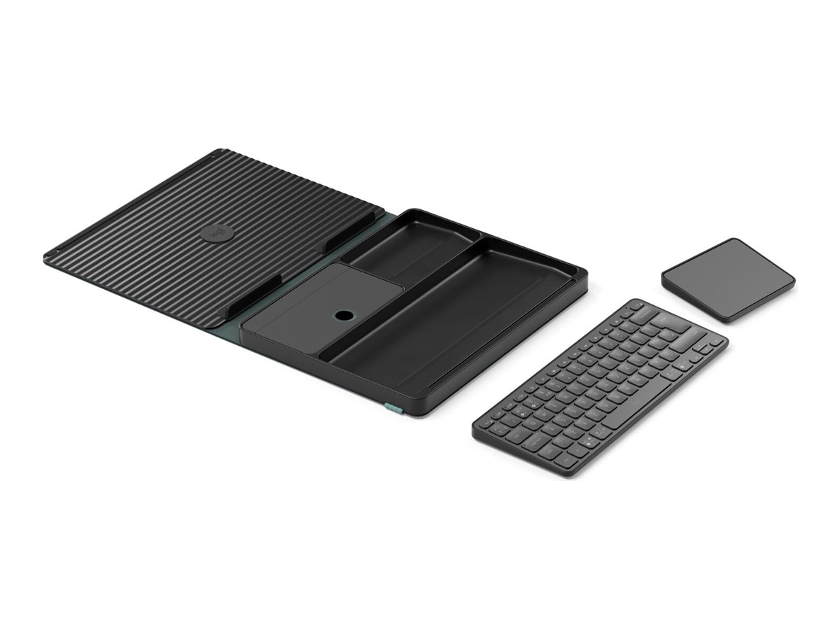 Logitech Casa Pop-Up Desk - Tastatur- und Touchpad-Set