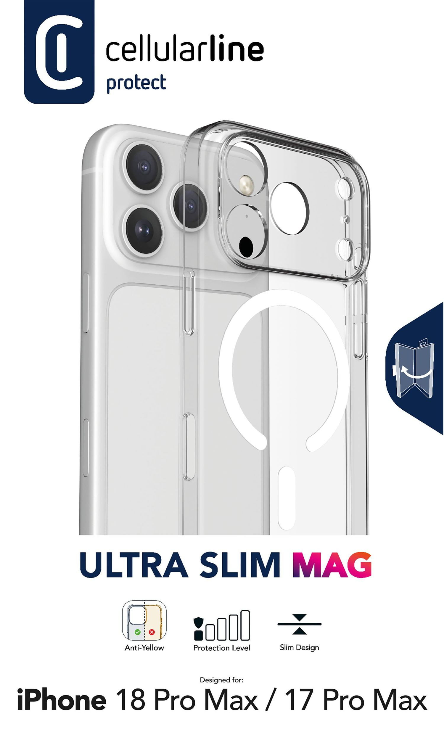 Cellularline ULTRA SLIM MAG 17 PRO MAX / 18 PRO MAX