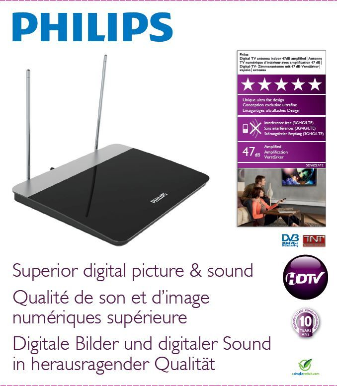 Philips Antenne TV numrique SDV6227/12