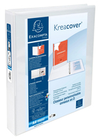 Exacompta Prsentationsringbuch mit Taschen weiss 2 Ringe