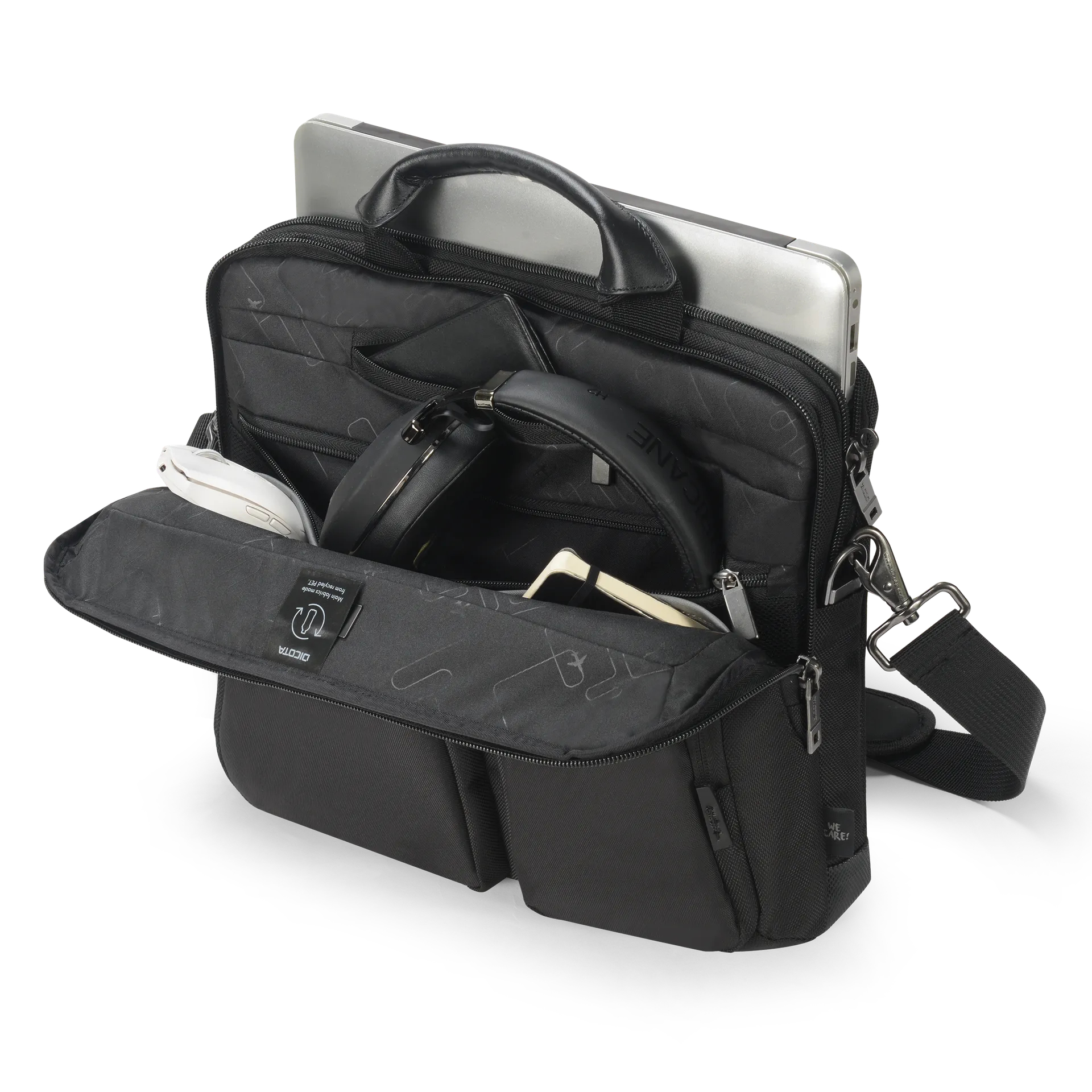 DICOTA D3250601 maletines para port�til 35,6 cm (14) Malet�n Negro