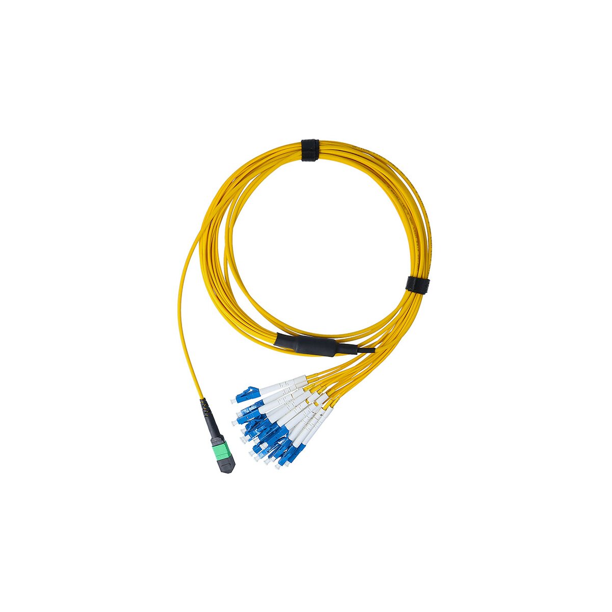 BlueOptics SFP5541BU3MKB cble de fibre optique 3 m MPO 8x LC G.657.A1 Jaune