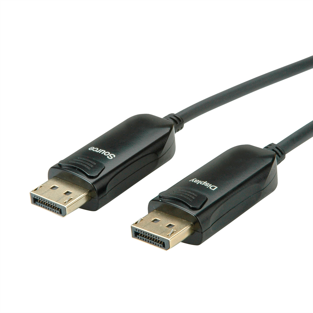 ROLINE DisplayPort v1.4 Kabel AOC 8K60 ST/ST 20m - Kabel - Digital/Display/Video