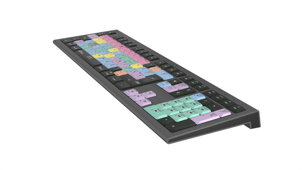 Logickeyboard LKB-FCPX10-A2M-FR clavier USB AZERTY Franais Noir
