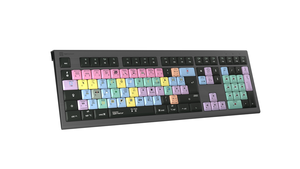 Logickeyboard LKB-FCPX10-A2M-FR clavier USB AZERTY Franais Noir