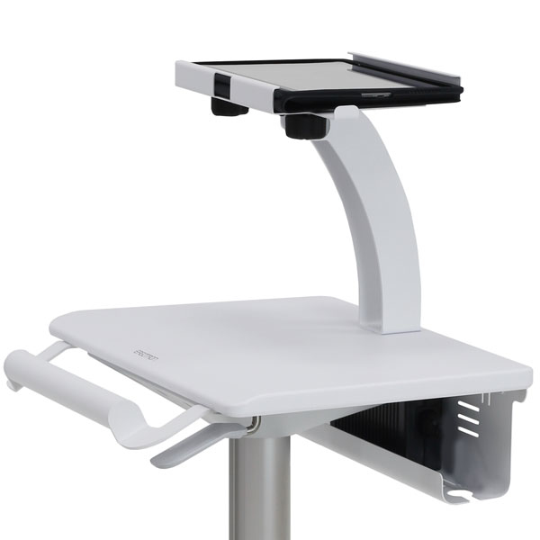 Ergotron StyleView Tablet Cart, SV10 Aluminio, Blanco Tableta Carro multimedia