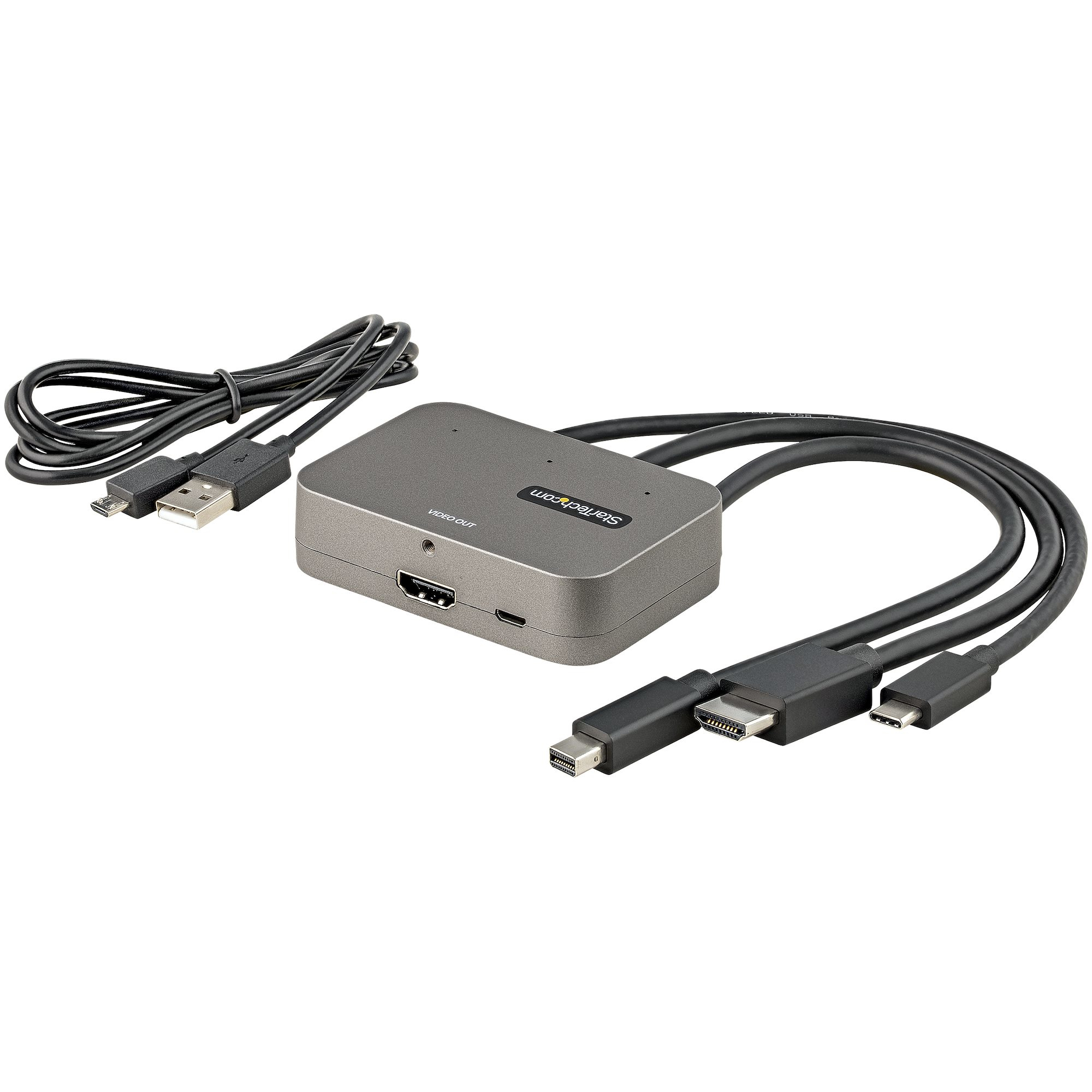 Convertisseur USB C vers HDMI - Connexion 1 : USB C mâle Connexion 2 : HDMI  femelle Résolution maximale : 4K@60Hz