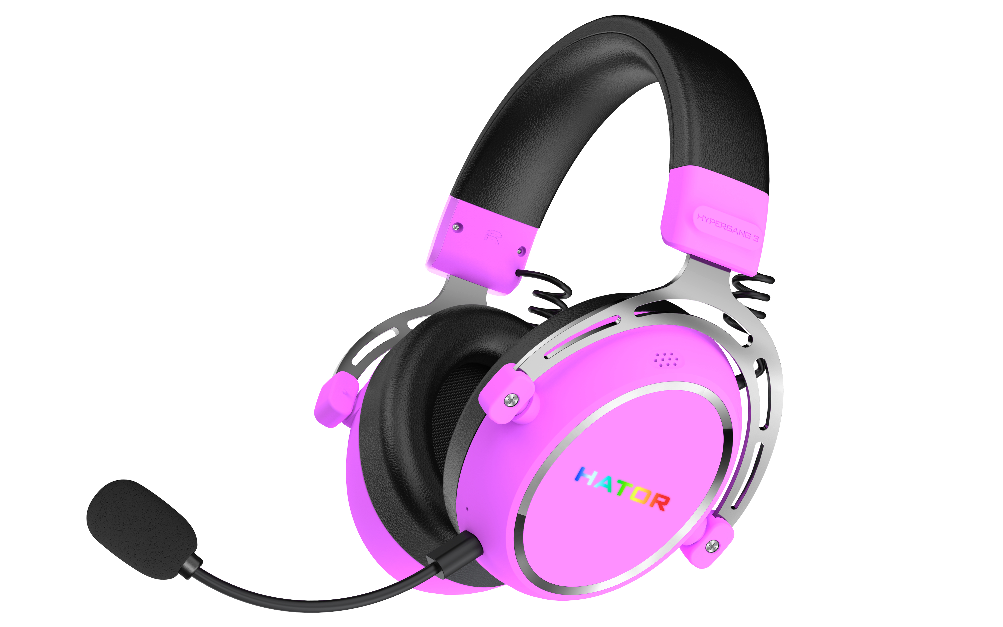 HATOR Hypergang 3 Wireless Casque Sans fil Arceau Jouer USB Type-C / USB Type-A Bluetooth Violet