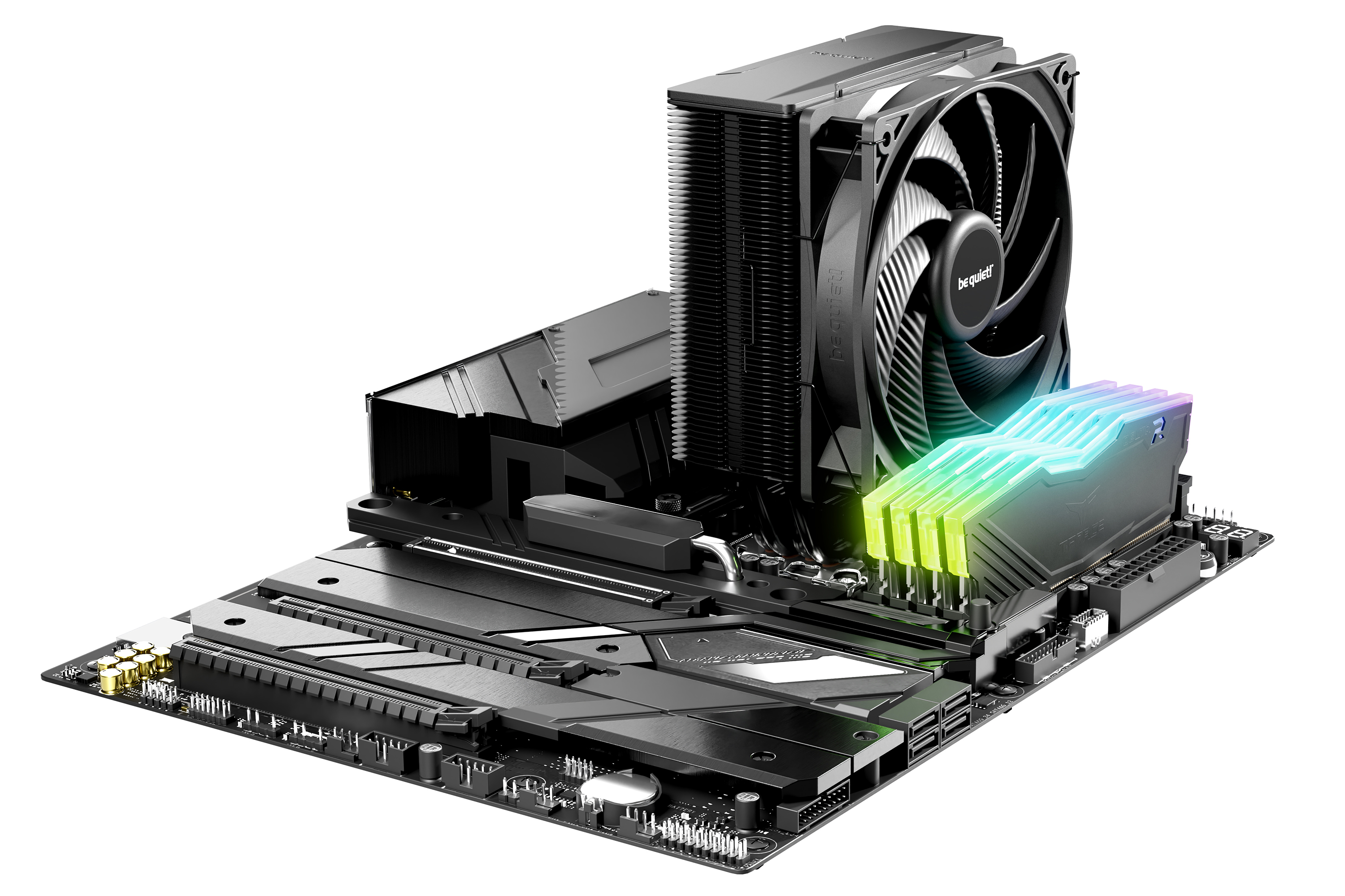 Be Quiet! Pure Rock 3 - Prozessor-Luftk�hler - (f�r: LGA1150, LGA1151, LGA1155, LGA1200, LGA1700, LGA1851, AM4, AM5)