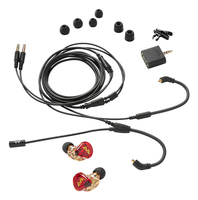 Antlion Audio Kimura Solo, Kabelgebunden, 10 - 20000 Hz, Kopfhrer, Schwarz, Rot