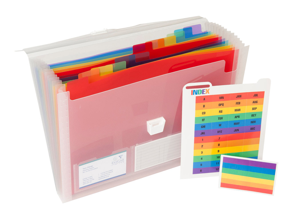 Exacompta Crystal - Schriftenordner - 13 F�cher