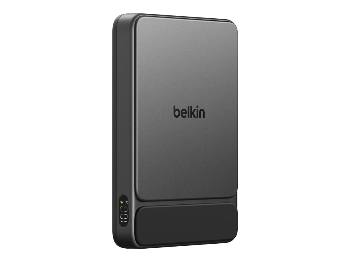 Belkin UltraCharge - Induktive Power Bank - d�nn - 10000 mAh - 25 watt - Fast Charge (magnetisch, USB-C)