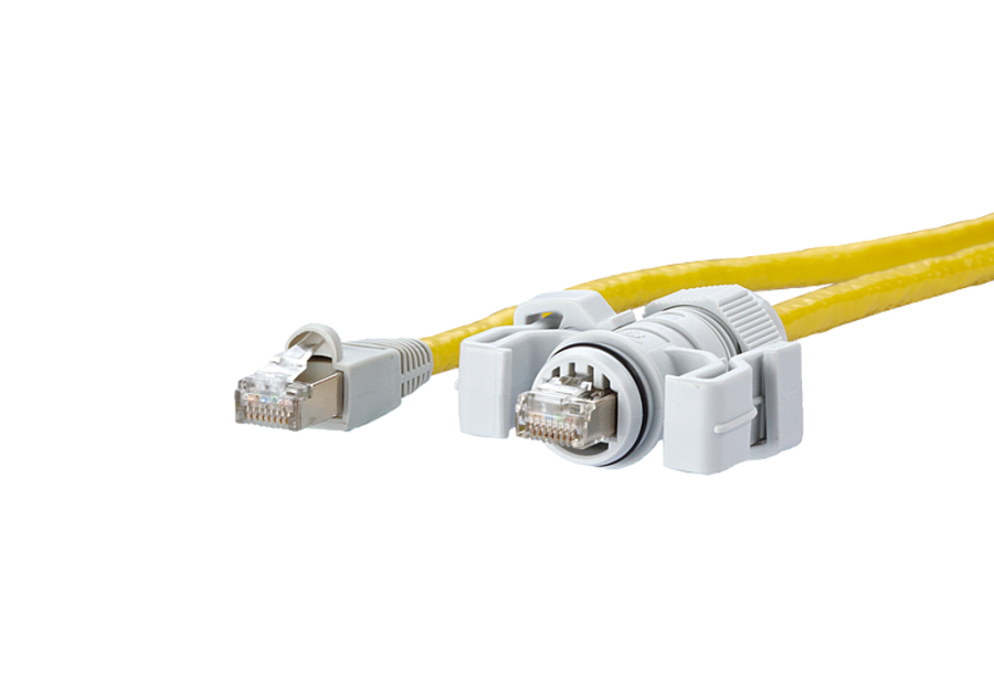 METZ CONNECT E-DAT V6 cavo di rete Giallo 5 m Cat6 S/FTP (S-STP)