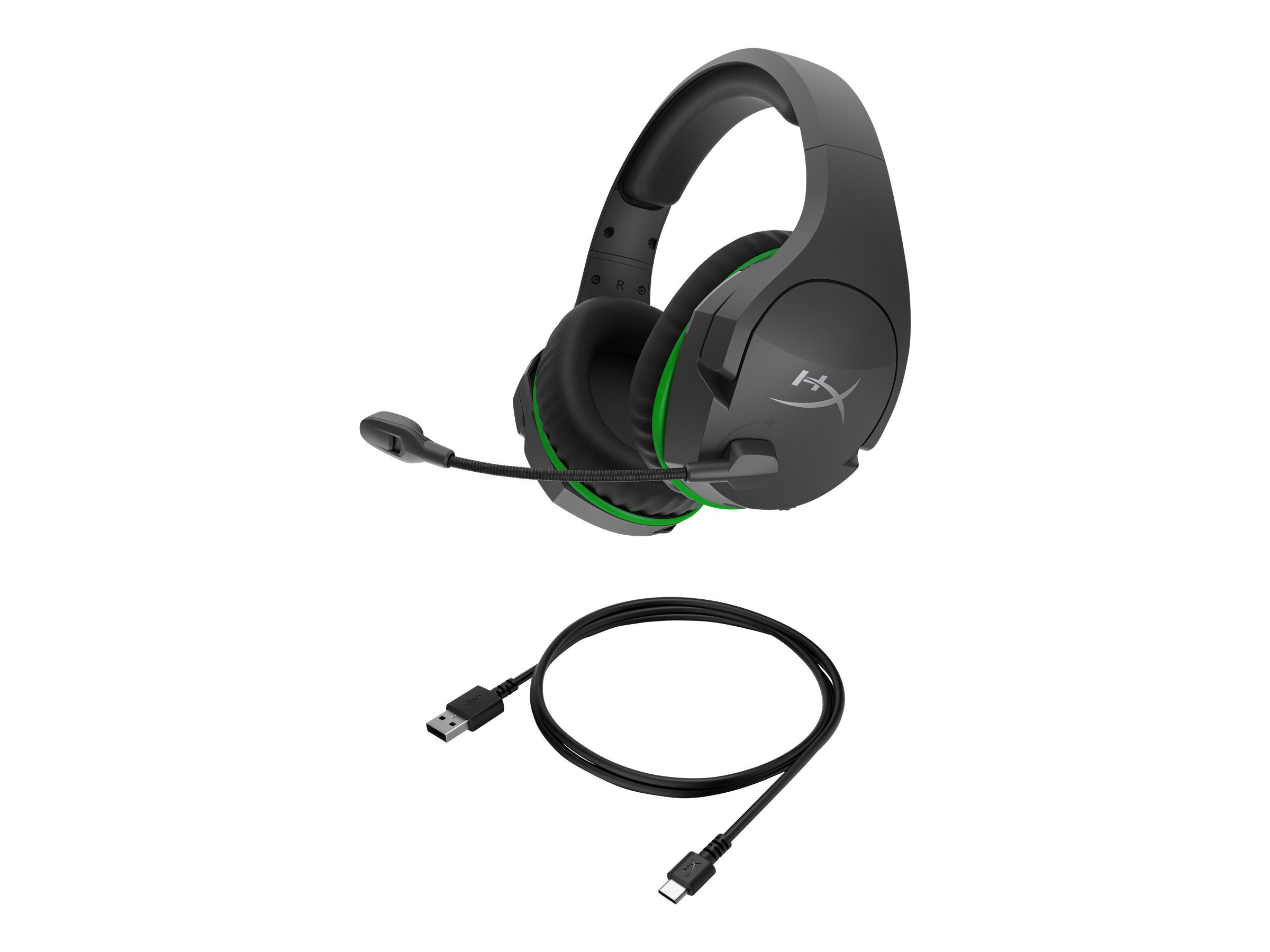 HyperX CloudX Plus core - Casque pour jeux sans fil (noir et blanc) - Xbox