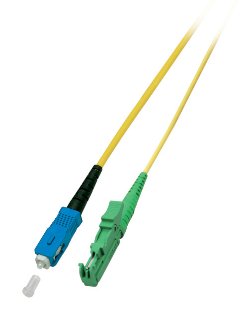 EFB Elektronik O0923.2 c�ble de fibre optique 2 m E-2000 (LSH) SC OS2 Jaune