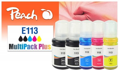 Peach PI200-891 cartuccia dinchiostro 5 pz Compatibile Resa standard Nero, Ciano, Magenta