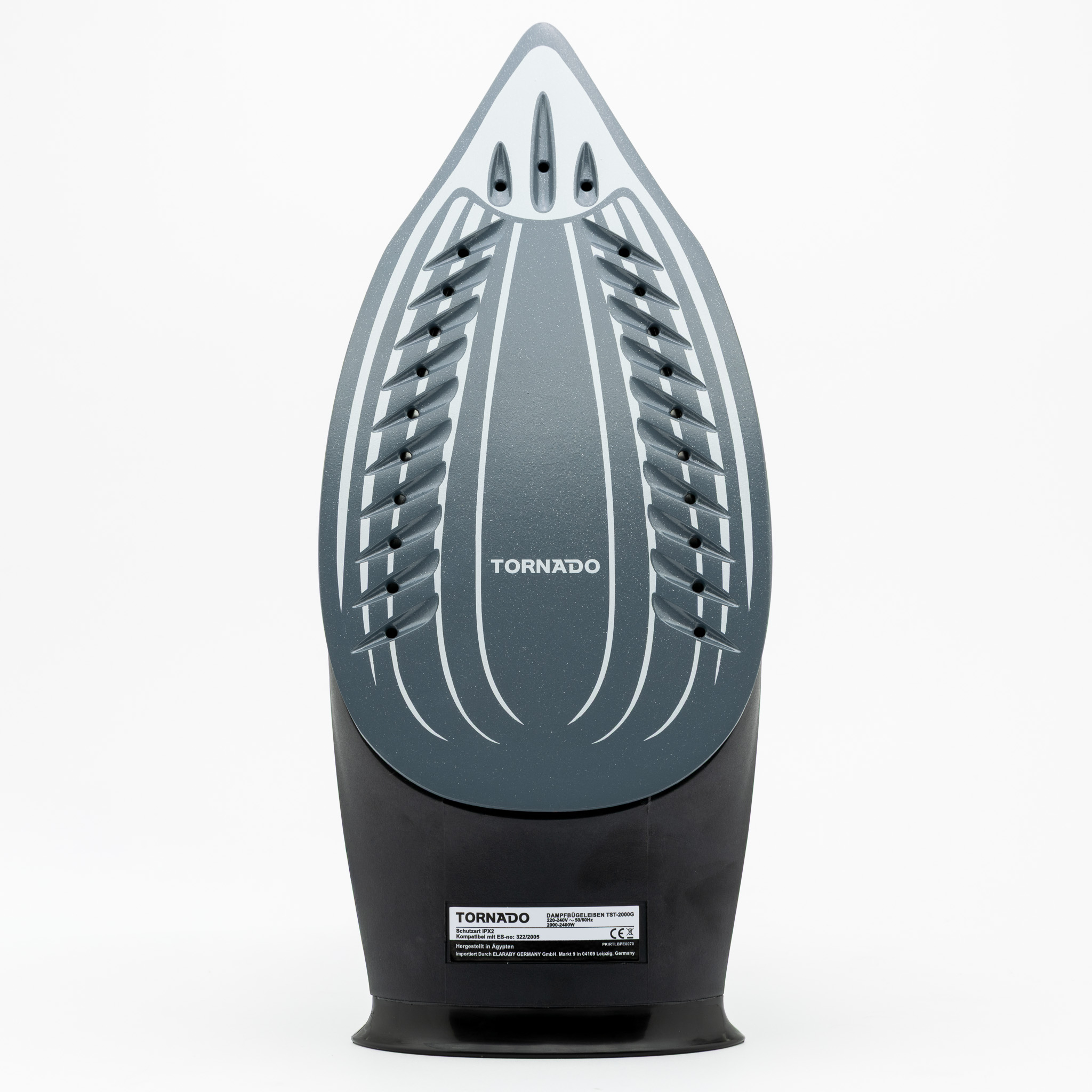 TORNADO TST-2000G fer � repasser Fer � vapeur Semelle en c�ramique 2000 W Noir