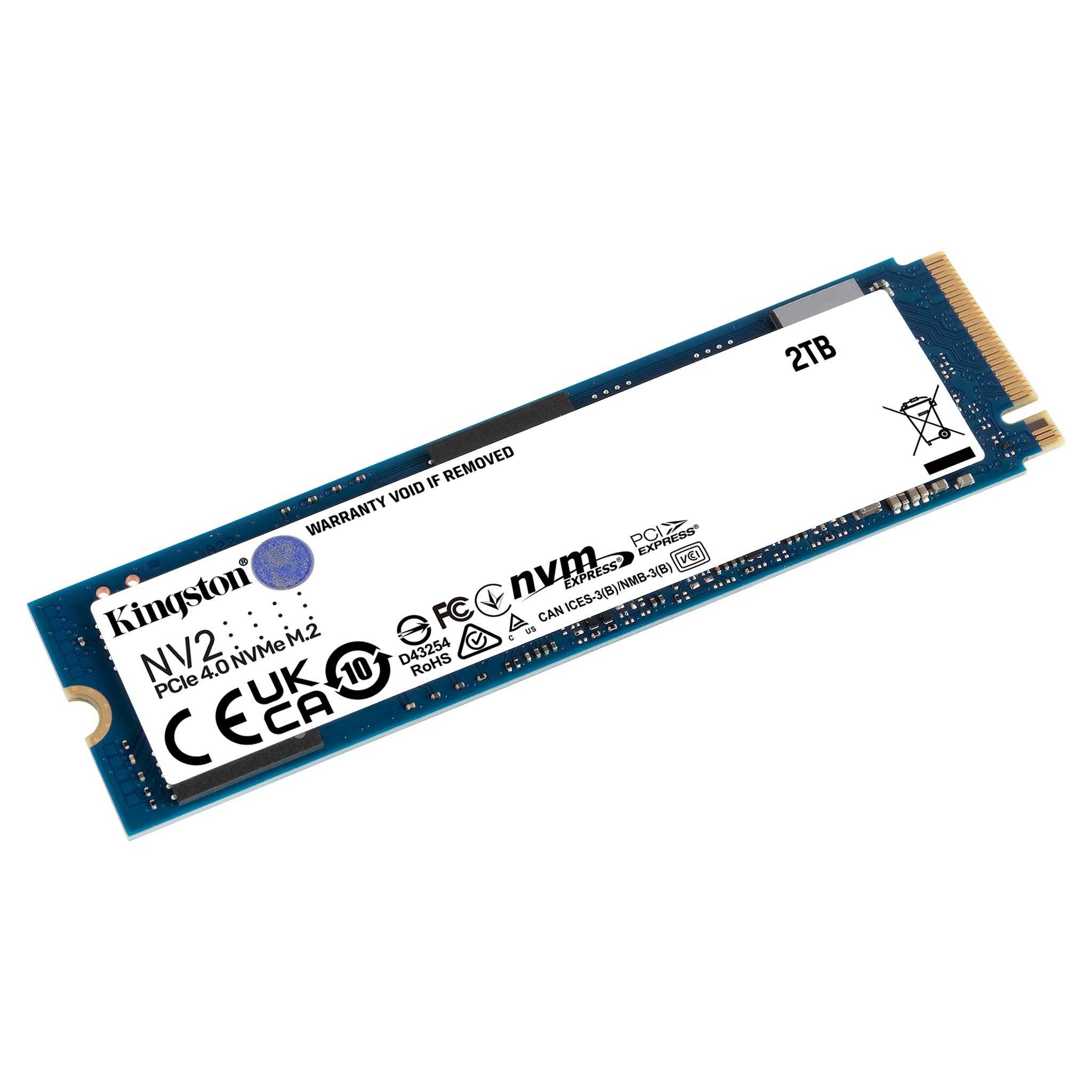 Kingston Technology NV2 2 TB M.2 PCI Express 4.0 NVMe