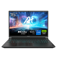 Gigabyte G6X 9KG-43DE854SH gunmetal Windows 11 Home 64-Bit 40.6 cm 16 Zoll & 165 Hz