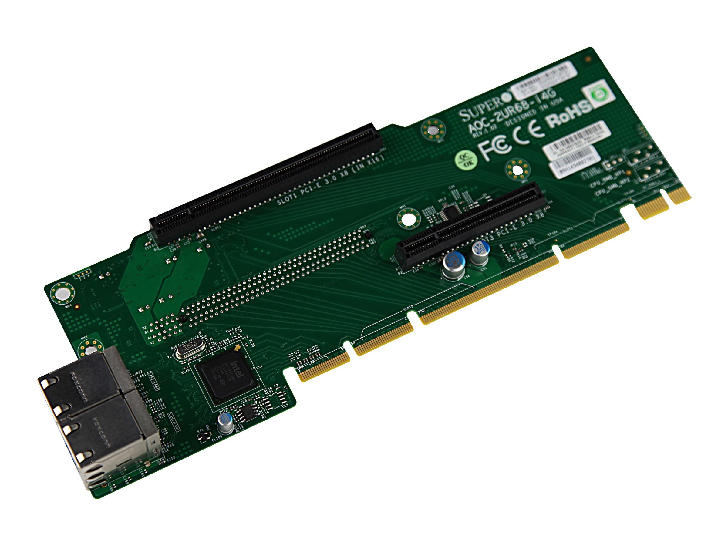 Supermicro AOC-2UR68-I4G network card Internal Ethernet 1000 Mbit/s