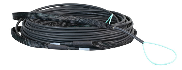 EFB Elektronik Trunkkabel U-DQ(ZN)BH 12G 50/125, LC/LC OM3 140m fibre optic cable 12x LC Black, Blue