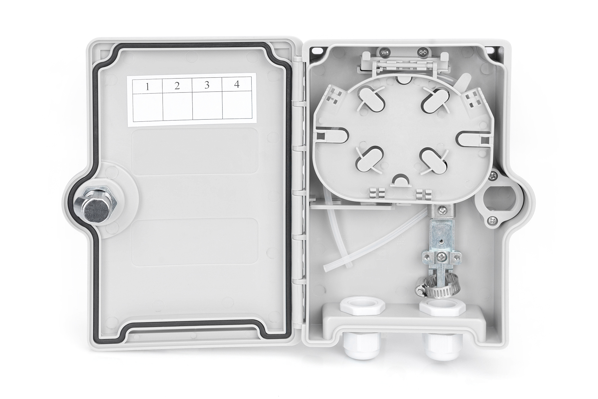 DIGITUS FTTH Distributions Box f�r Au�en 2SC/Simplex, LC/Duplex