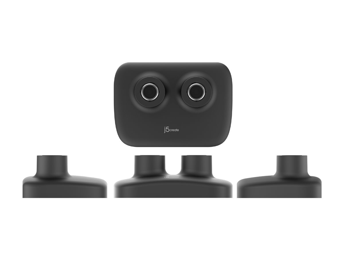 j5create JTSA102 Ergonomic Dual Monitor Mount, Black