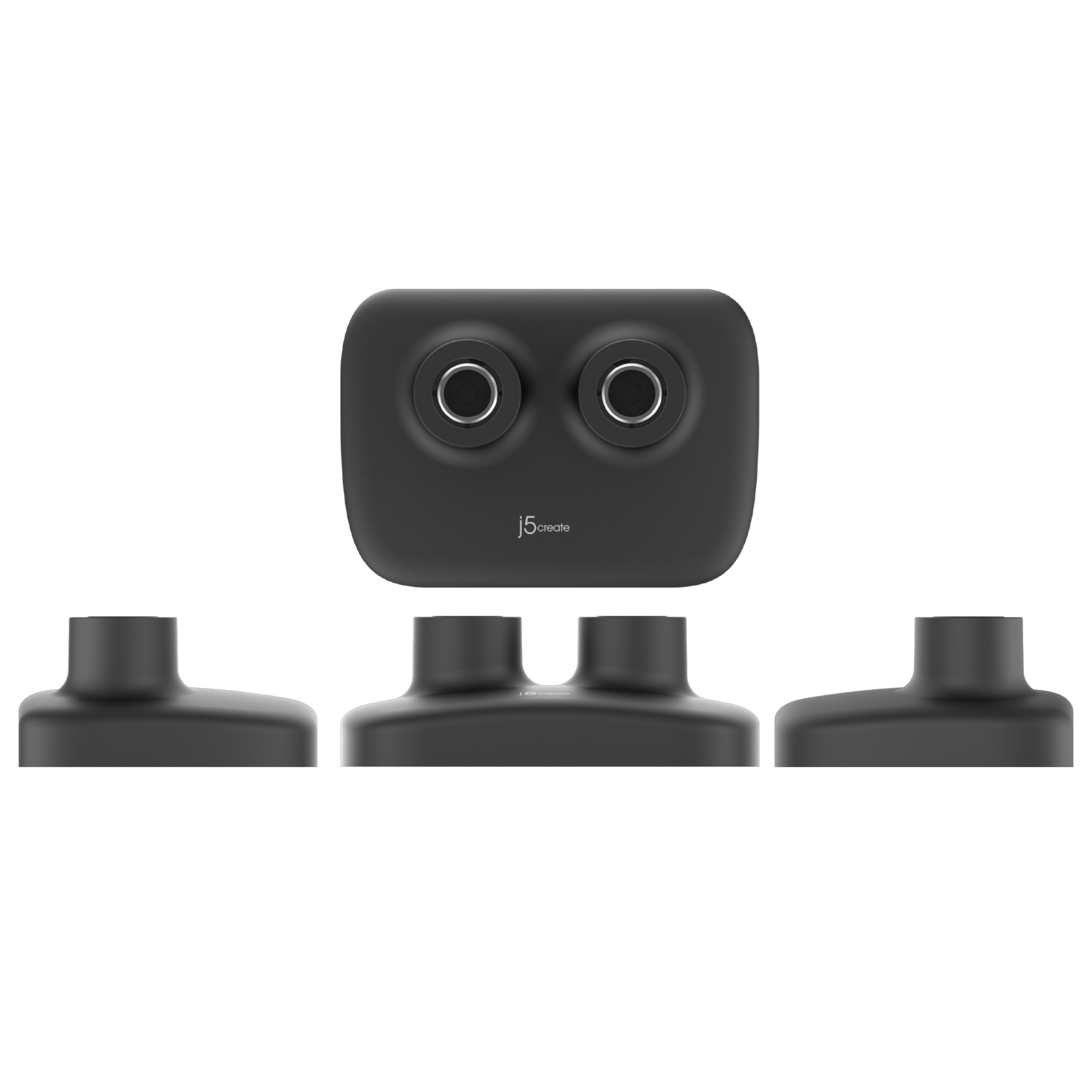j5create JTSA102 Ergonomic Dual Monitor Mount, Black