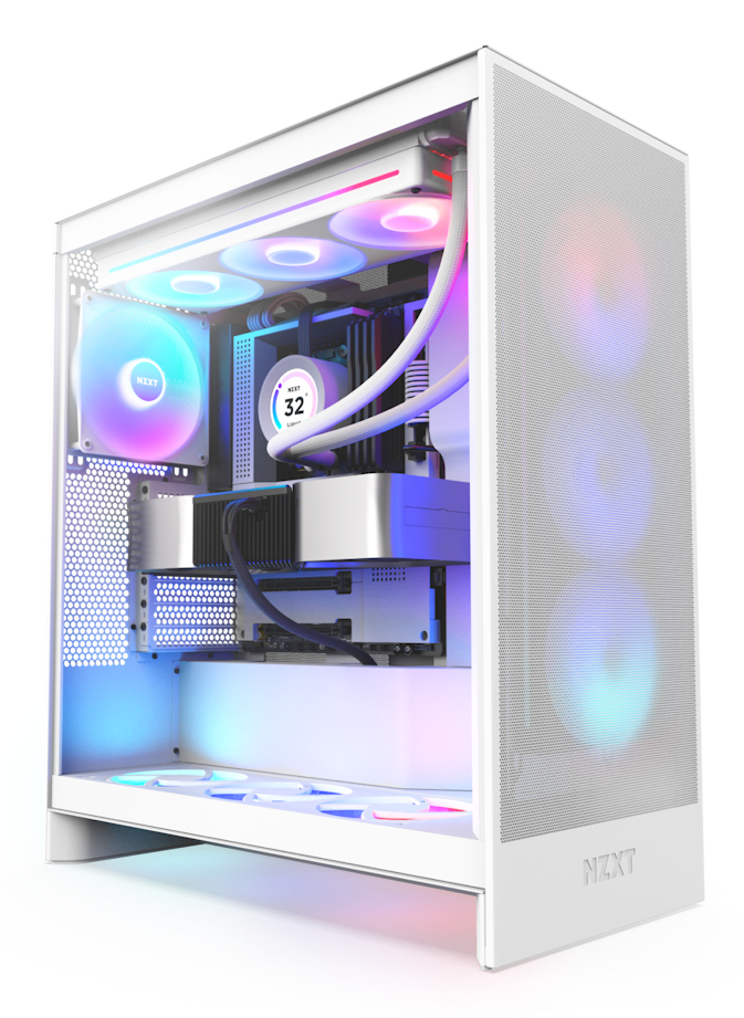 NZXT H series H7 Flow - Mid tower - ATX - Seitenteil mit Fenster (geh�rtetes Glas)