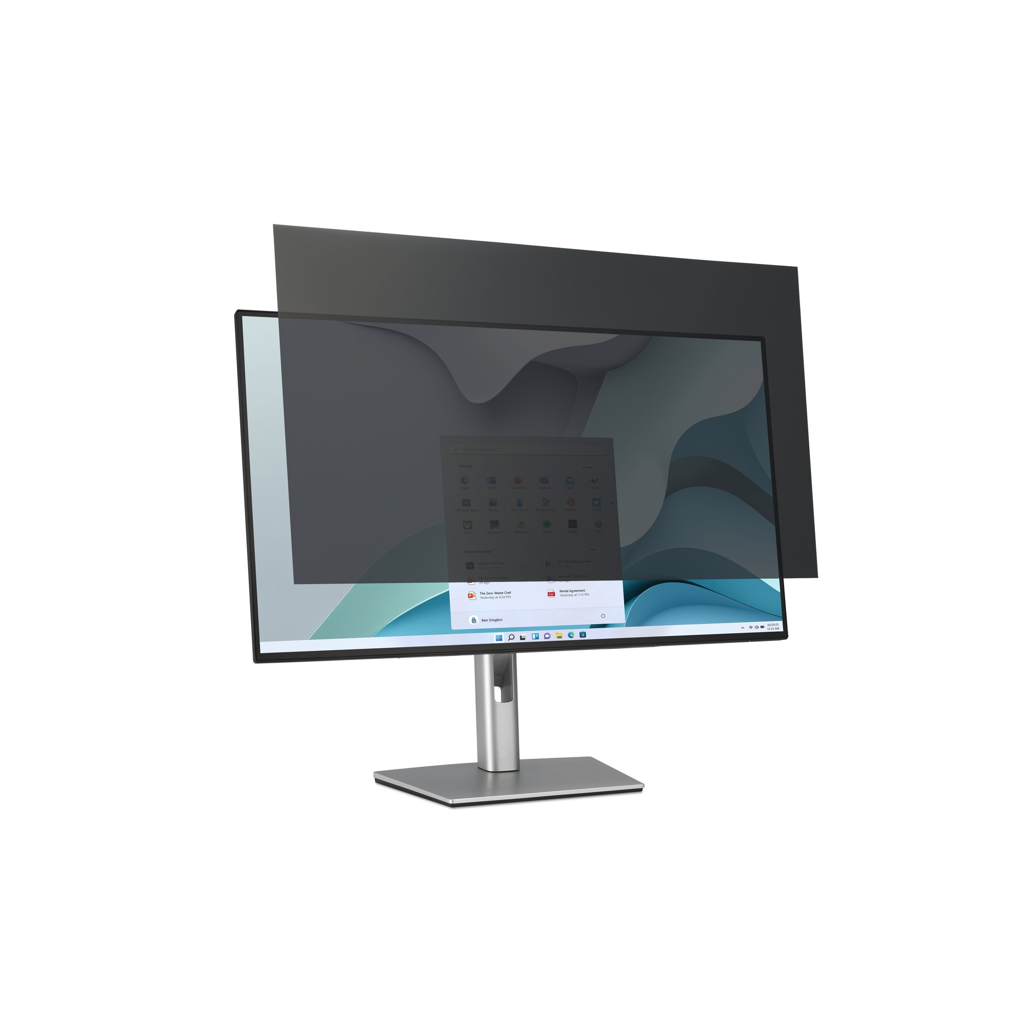 Kensington EQ - Blickschutzfilter f�r Bildschirme - 2-Wege - abnehmbar - Kleber, Scharnierlaschen - 86.3 cm (34)