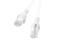 Lanberg PCU6-10CC-0100-W - 1 m - Cat6 - U/UTP (UTP) - RJ-45 - RJ-45 - Wei