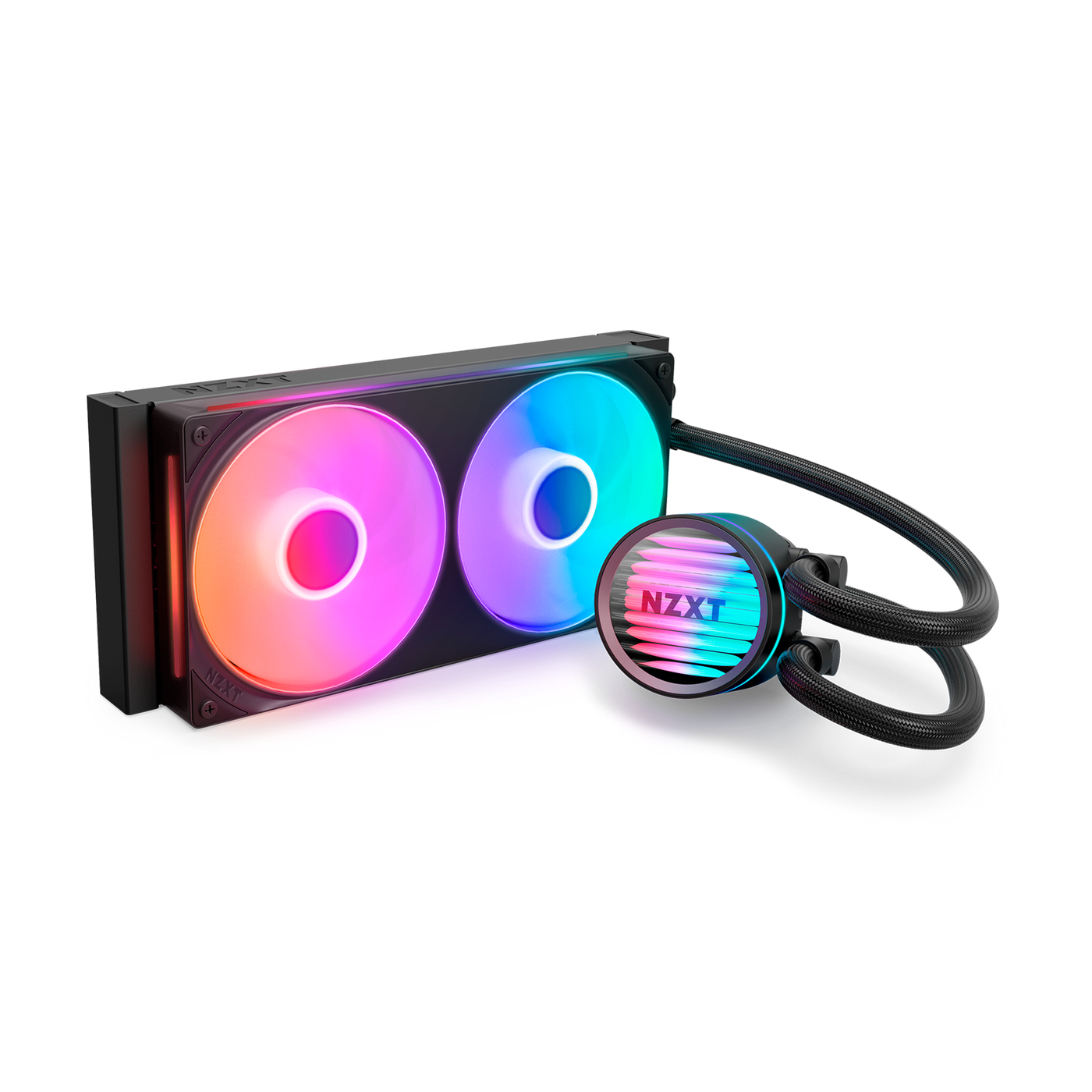 NZXT Kraken Core 240 RGB Processeur Kit de refroidissement du liquide 12 cm Noir 1 pi�ce(s)