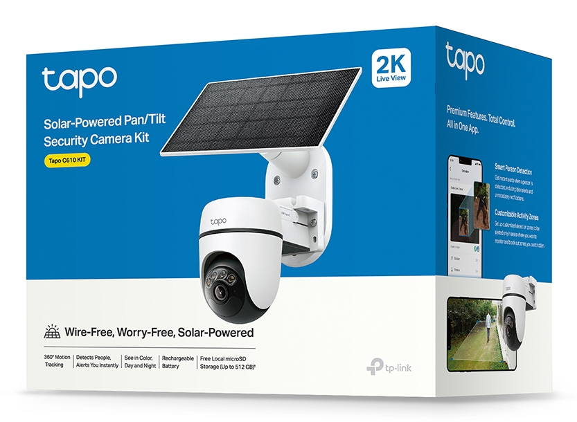 TP-Link Tapo C610 KIT Bombilla C�mara de seguridad IP Exterior 2304 x 1296 Pixeles Techo/Pared/Poste