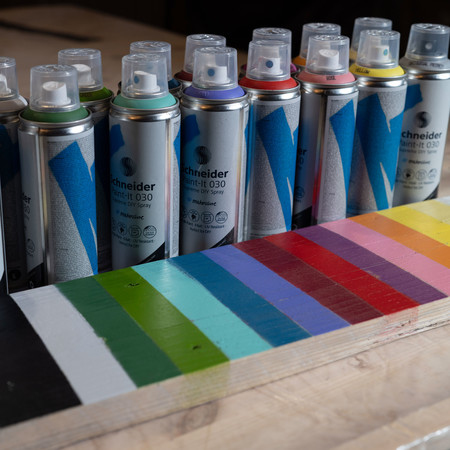 Schneider Schreibger�te Paint-It 030 Supreme DIY pintura acr�lica 200 ml Negro Bote de spray