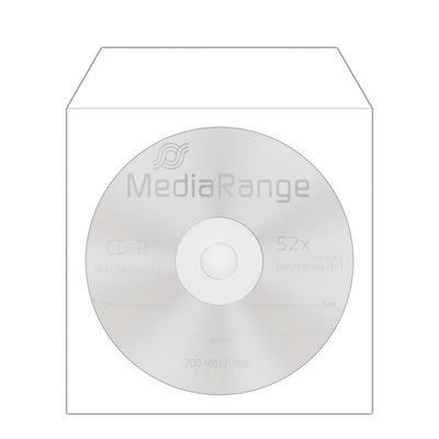 MediaRange BOX162 optical disc case Sleeve case 1 discs White
