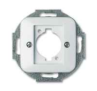 BUSCH JAEGER 1724-0-1127 - Silber - Wei - Busch-Jaeger - 1876 EB - 54,3 mm - 54,3 mm - 1 Stck(e)