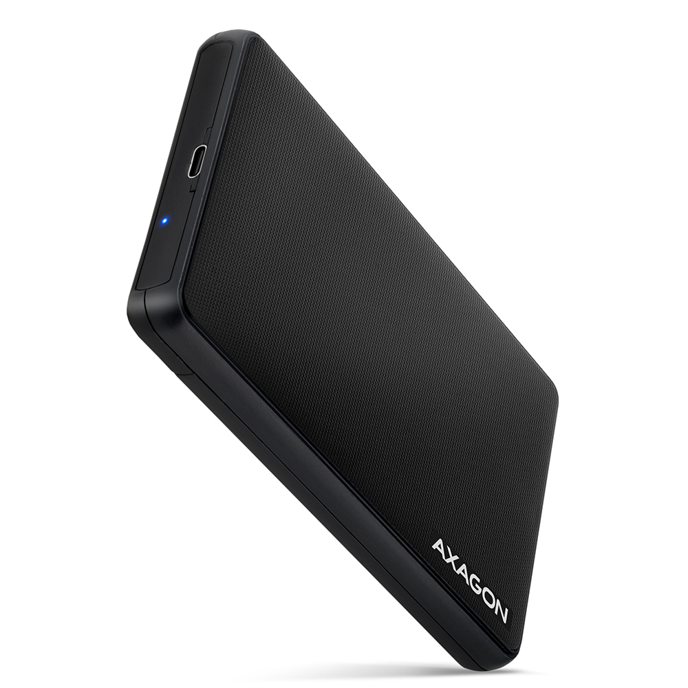 AXAGON EE25-SLC - HDD / SSD-Gehuse - 2.5 Zoll - Serial ATA III - 6 Gbit/s - USB Anschluss - Schwarz