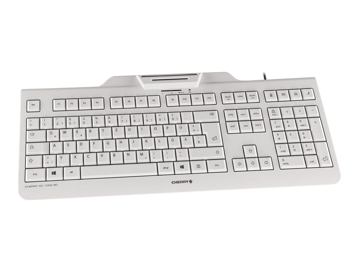 Cherry KC 1000 SC - Tastatur - Belgien - Pale