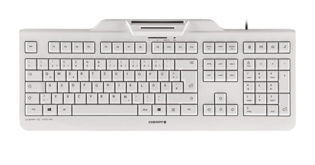 Cherry KC 1000 SC - Tastatur - Belgien - Pale