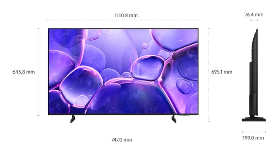Samsung U8000F UE50U8072FUXXH Televisor 127 cm (50) 4K Ultra HD Smart TV Wifi Negro
