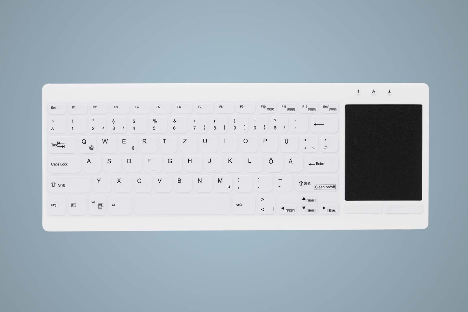 Active Key AK-C4412F tastiera USB QWERTZ Tedesco Bianco