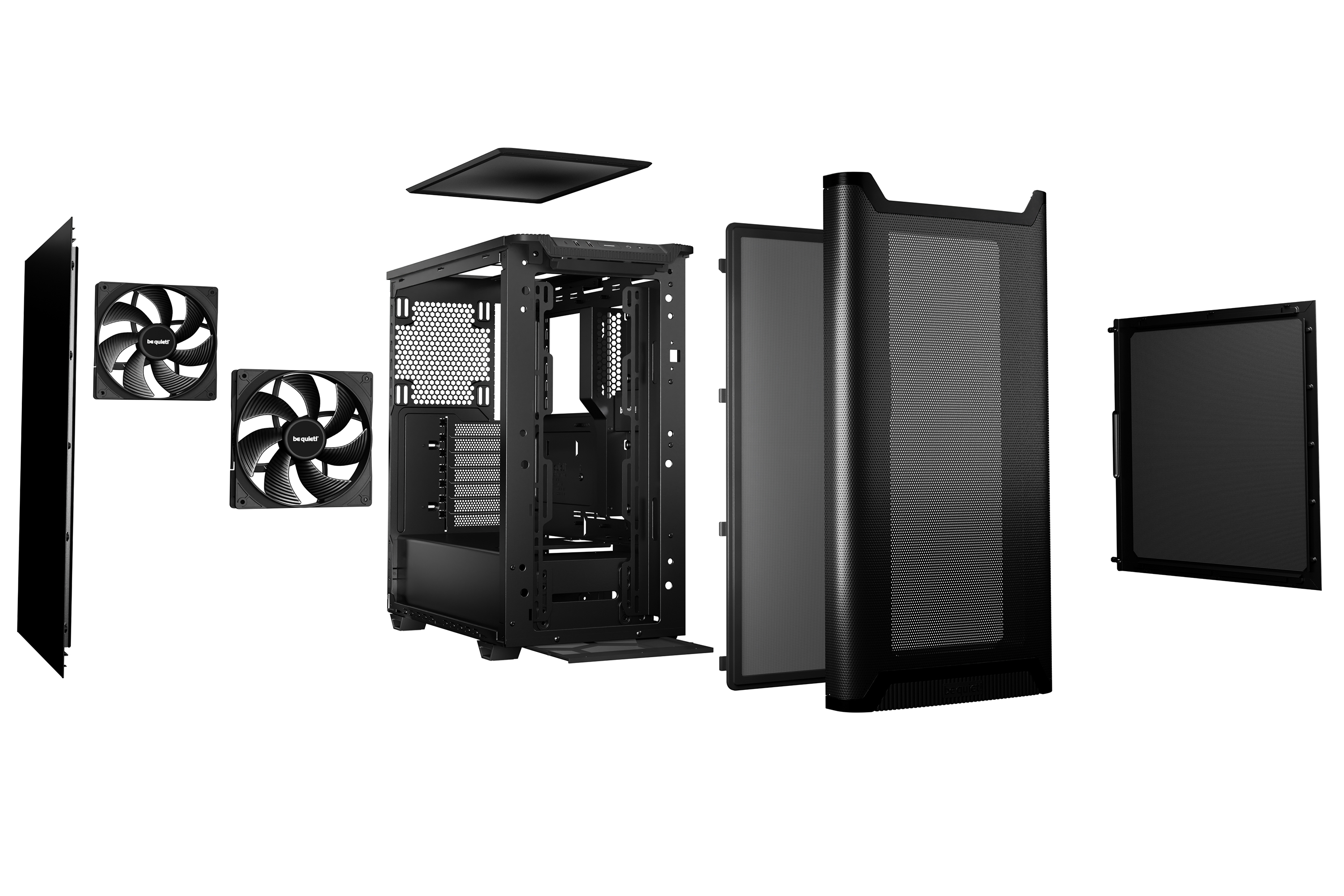 Be Quiet! Pure Base 501 Airflow - Midi-Tower - ATX - keine Spannungsversorgung (ATX / PS/2)